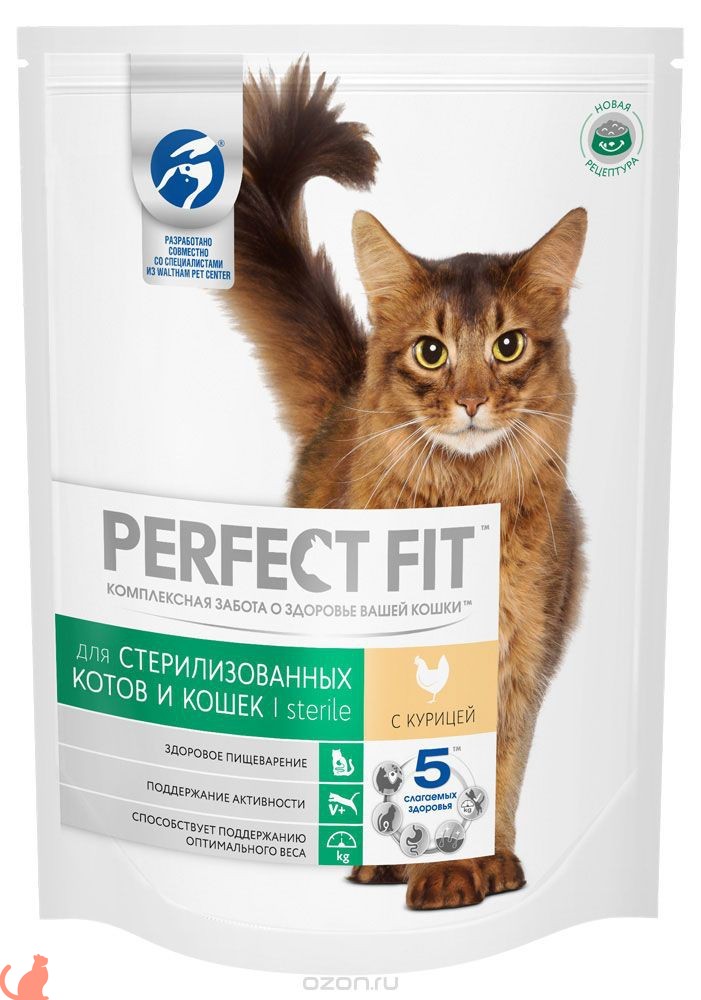 Обзор корма Perfect Fit для стерилизованных кошек